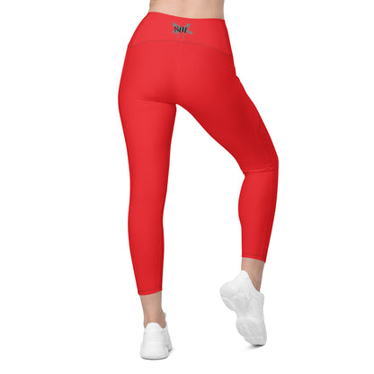 Soi-Crossover leggings with pockets