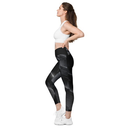 Soi-Crossover leggings with pockets