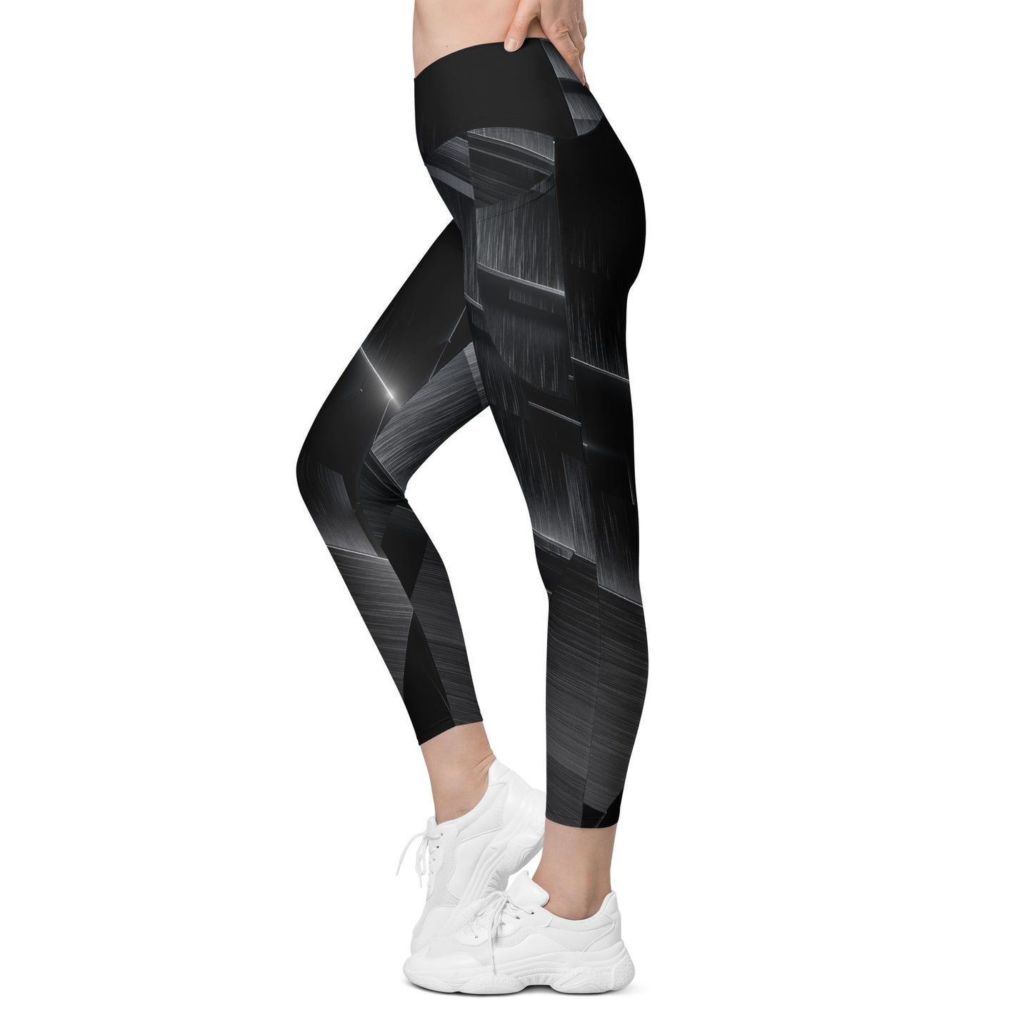 Soi-Crossover leggings with pockets