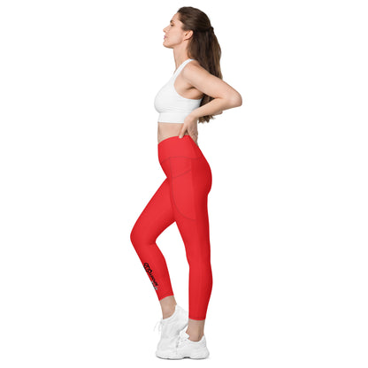 Soi-Crossover leggings with pockets