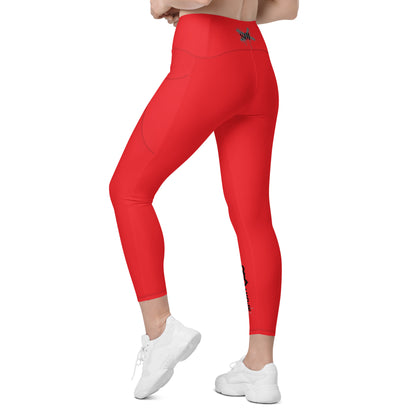 Soi-Crossover leggings with pockets