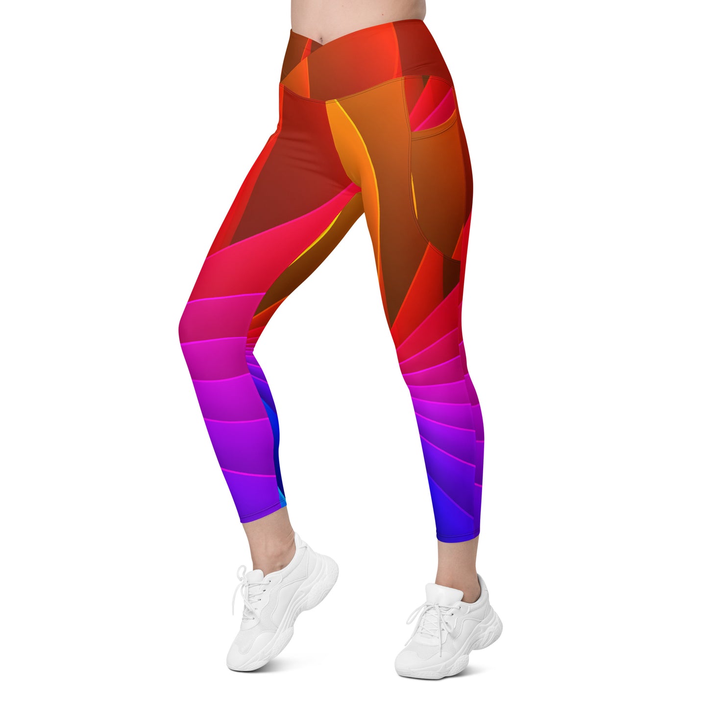 Soi-Crossover leggings with pockets