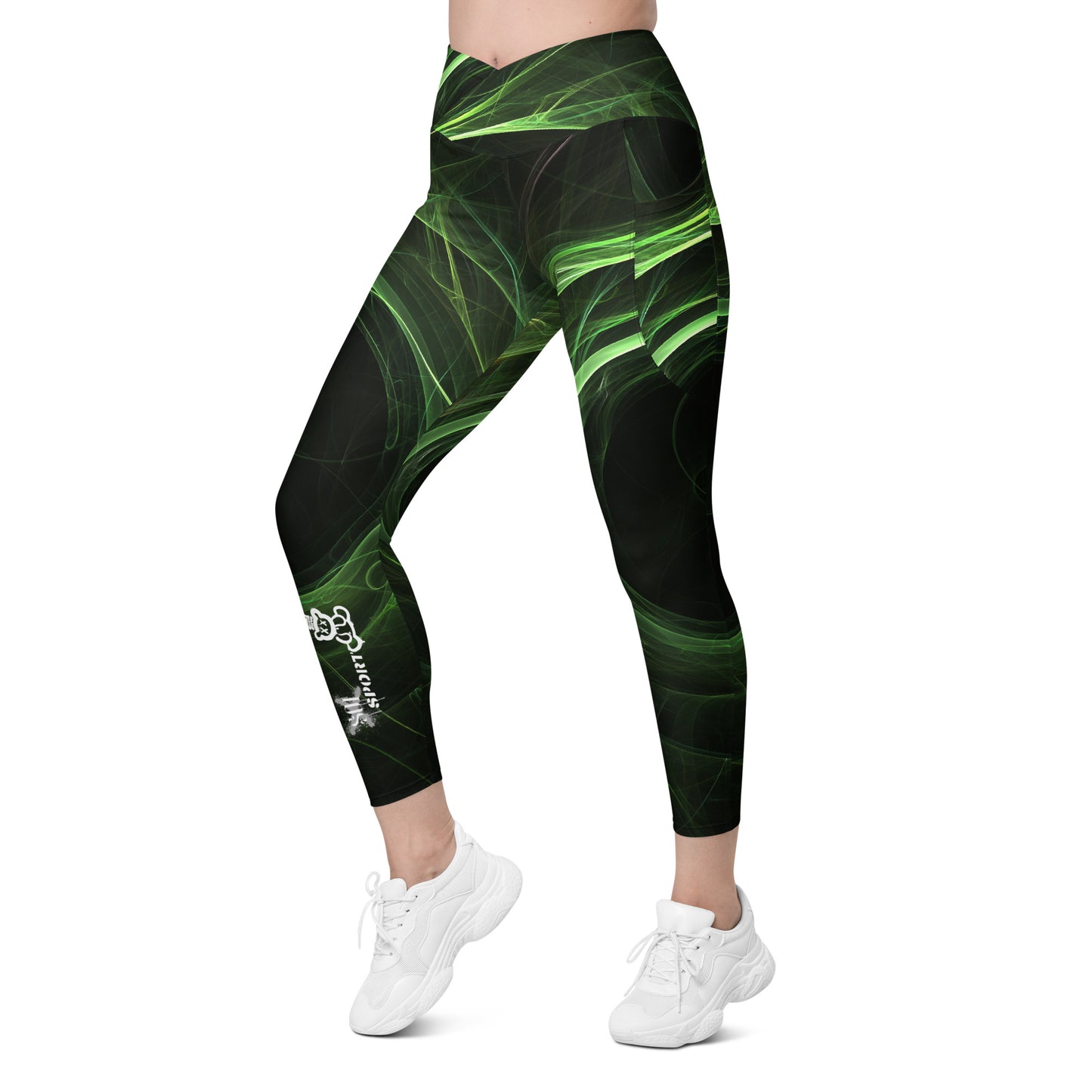 Soi-Crossover leggings with pockets