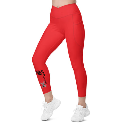 Soi-Crossover leggings with pockets