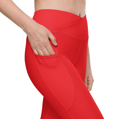 Soi-Crossover leggings with pockets