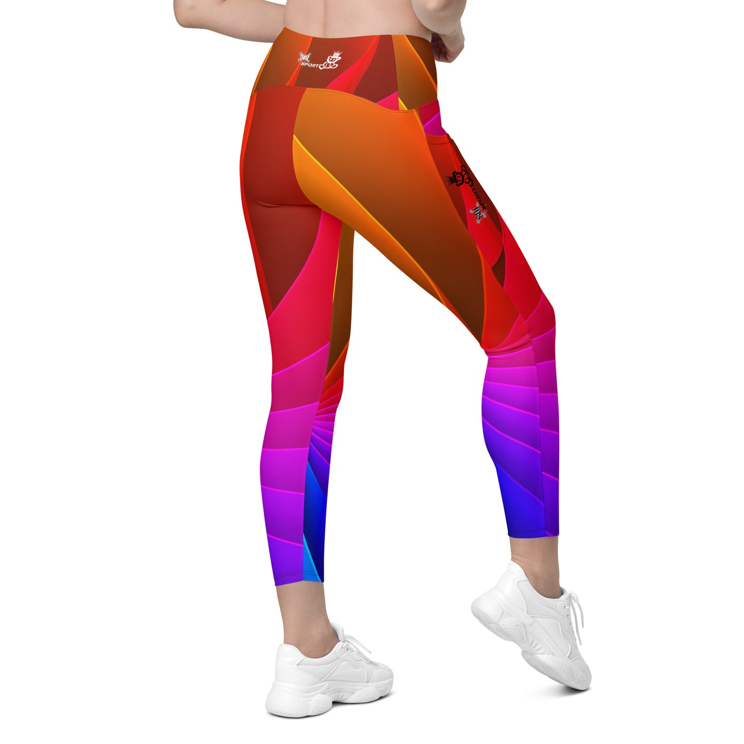 Soi-Crossover leggings with pockets