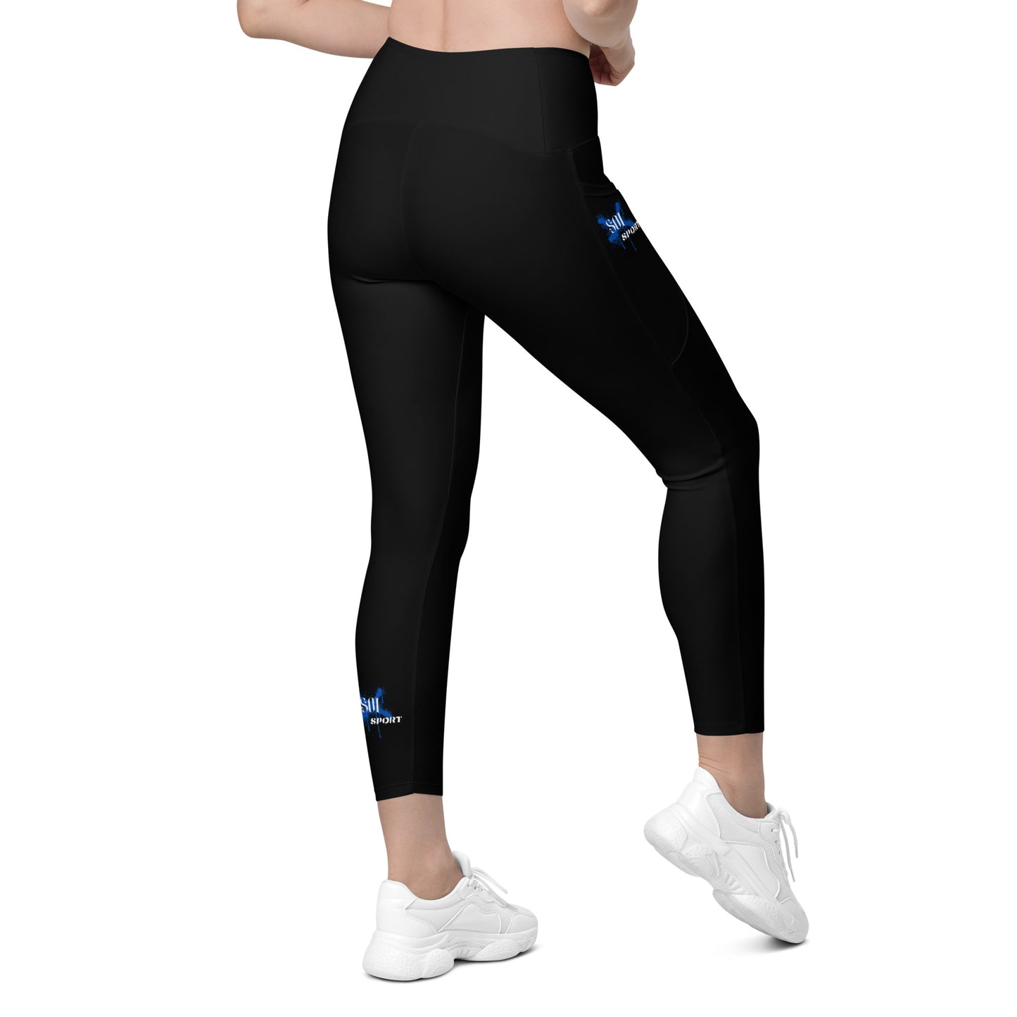 Soi-Crossover leggings with pockets