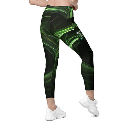 Soi-Crossover leggings with pockets