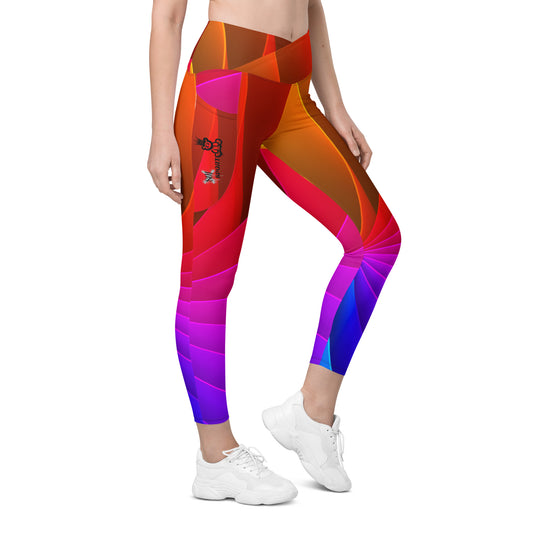 Soi-Crossover leggings with pockets