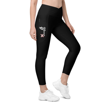 Soi-Crossover leggings with pockets