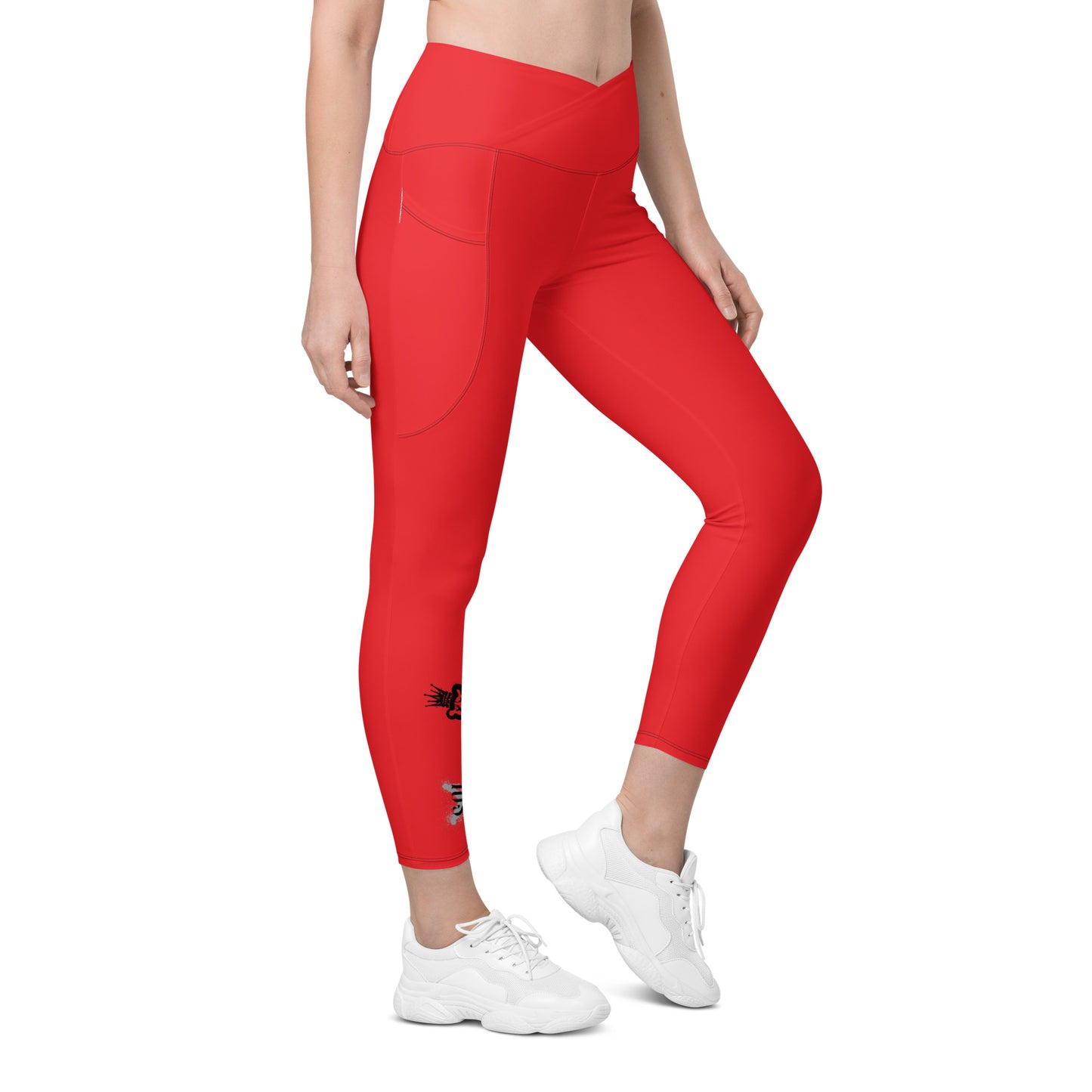 Soi-Crossover leggings with pockets