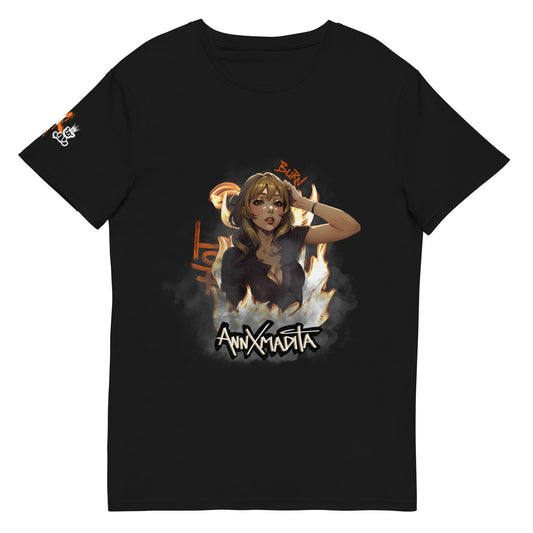 AnnXmadita HOT BURN T-Shirt - Black