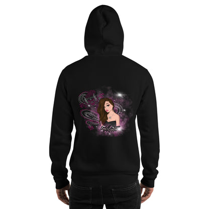 AnnXmadita Dragon Hoodie - Black