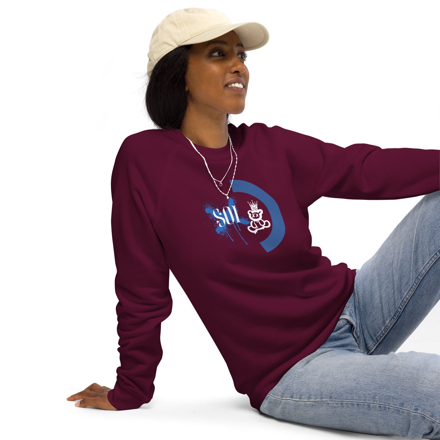 Soi-raglan sweatshirt