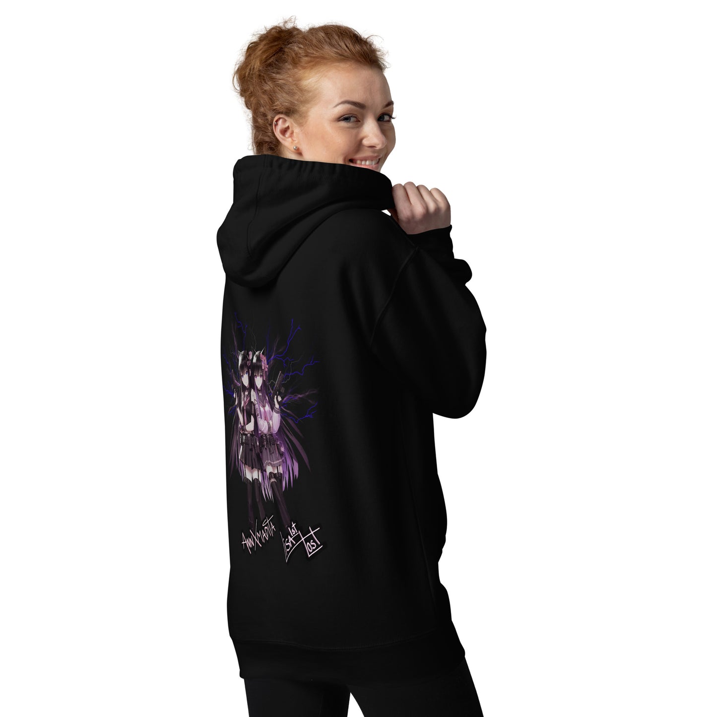 AnnXmadita X LisaIstLost Hoodie - Black / Purple